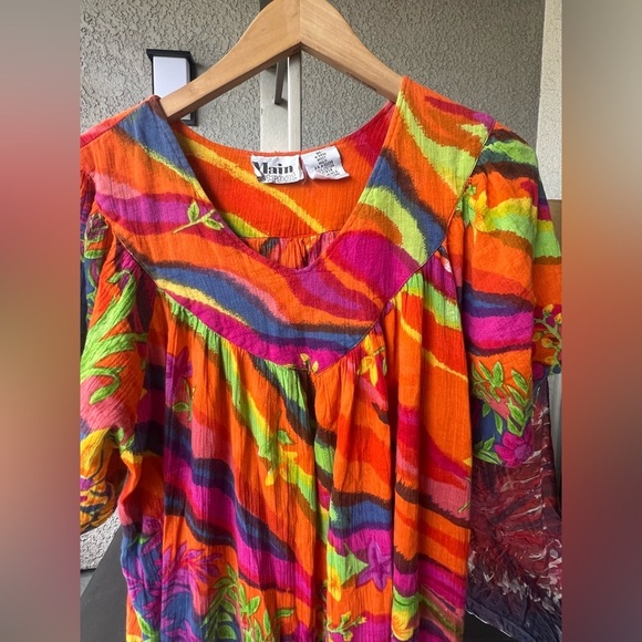 Main Street Boho Dress XL 100% Cotton - Picture 2 of 4